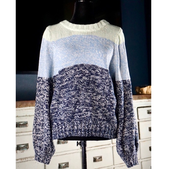 Anthropologie Carroll Color Block Pullover Sweater XL - Picture 1 of 9